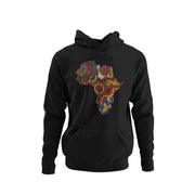 Ankara African Map Hoodie