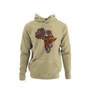 Ankara African Map Hoodie
