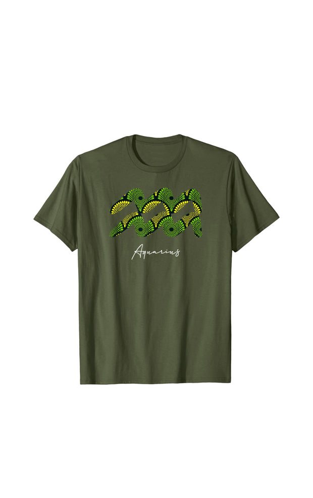 Aquarius Zodiac T-Shirt by Berts