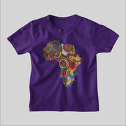 African Map Youths T-Shirts By Berts