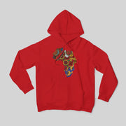 African Map Design Youth Hoodie By Berts