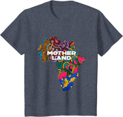 Ankara African Map By Berts Youth's T-Shirt