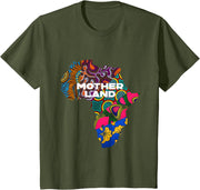 Ankara African Map By Berts Youth's T-Shirt
