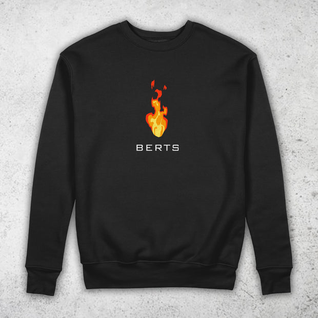 Flame By Berts Pullover Sweatshirt