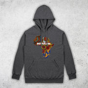 Motherland African Map Hoodie By Berts Pullover Hoodie