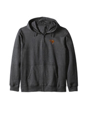 African Map Ankara Print Zipper Hoodie By Berts Hoodie
